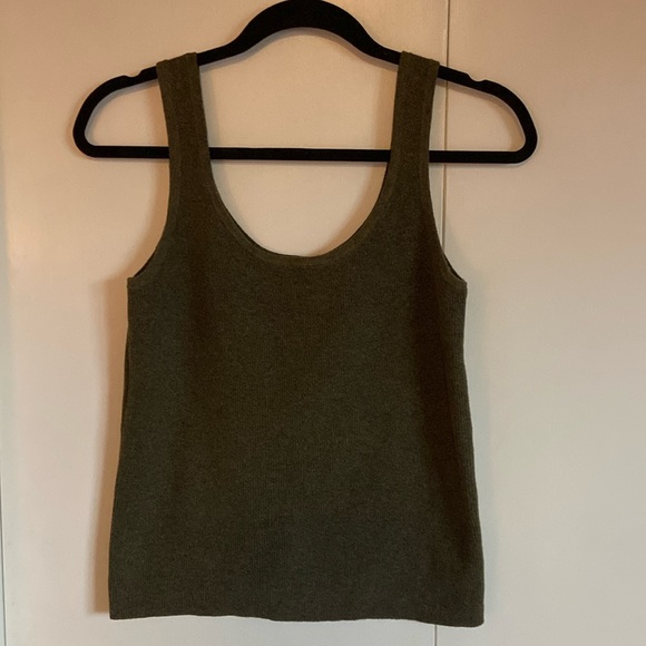 Olive Green Tank Top - Picture 1 of 3